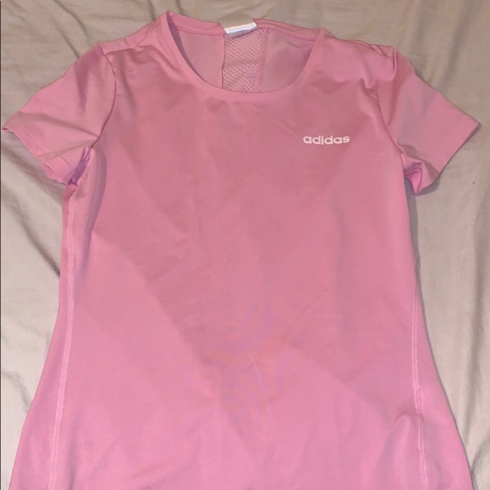 Pink Adidas Short Sleeve top